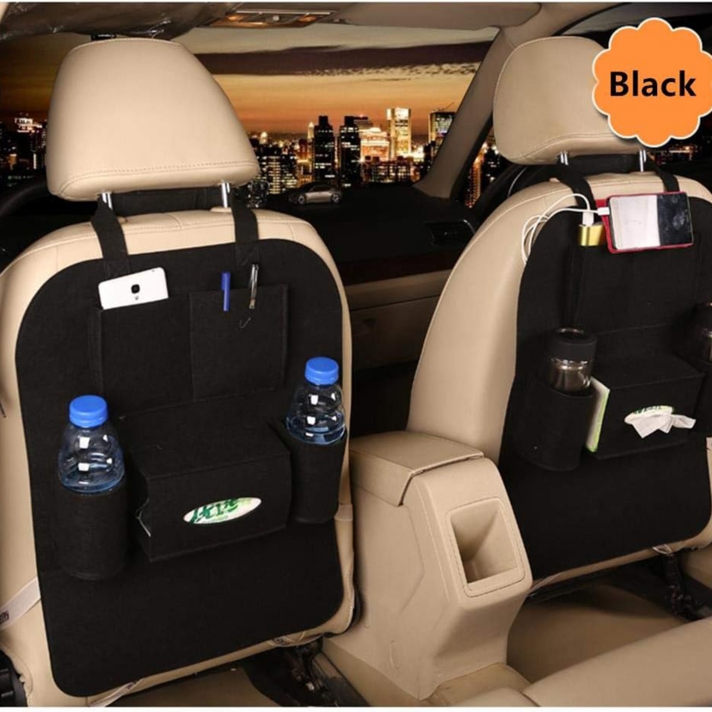 Bolso organizador para el asiento trasero